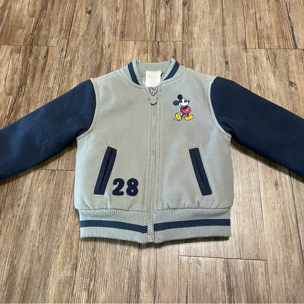 Disney Gray and Navy Mickey Mouse Sweatshirt